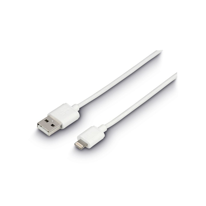 Кабел USB VIPCASE USB Lightning 3m, Бял