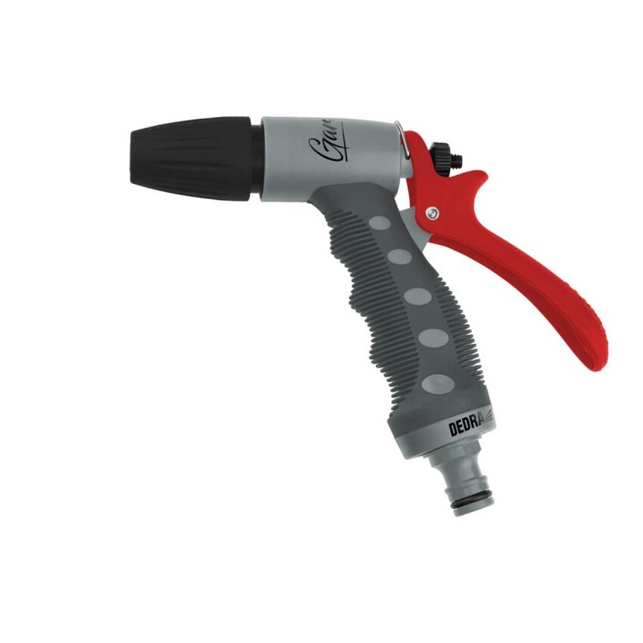 Пистолет за пръскане, Dedra, регулируем, сив