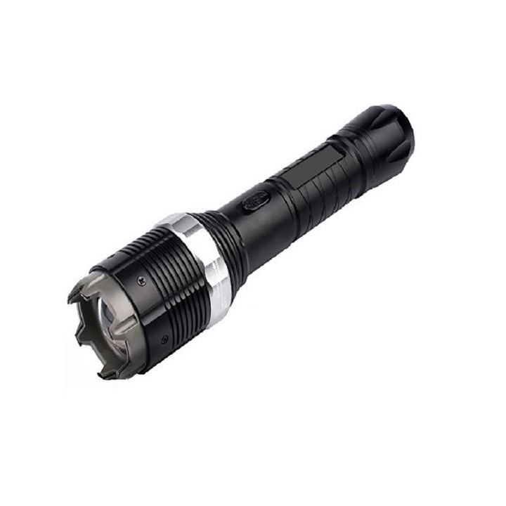 Електрошоково метално фенерче с фокусирана настройка HY-8810, 10000 kv