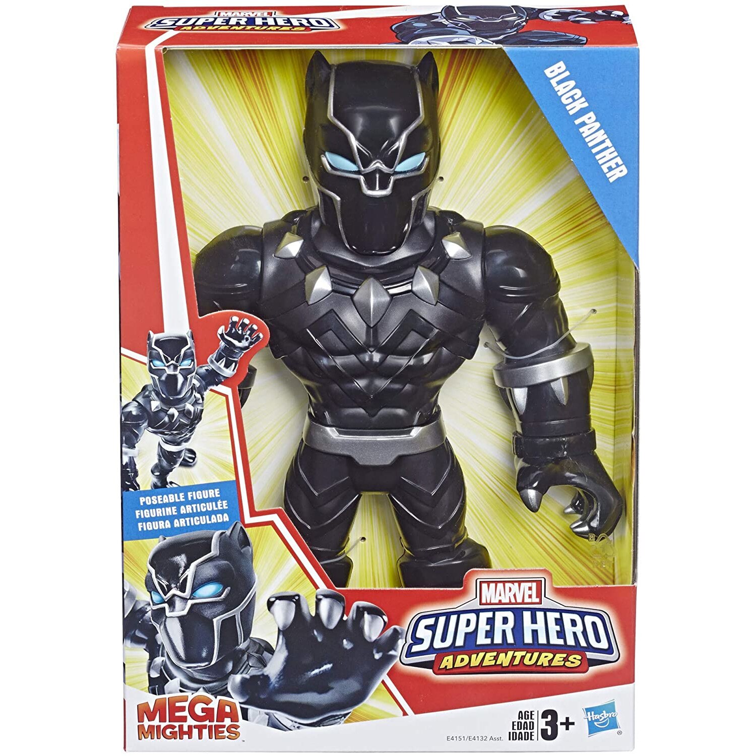 Figurina Black Panther Mega Mighties- Super Hero