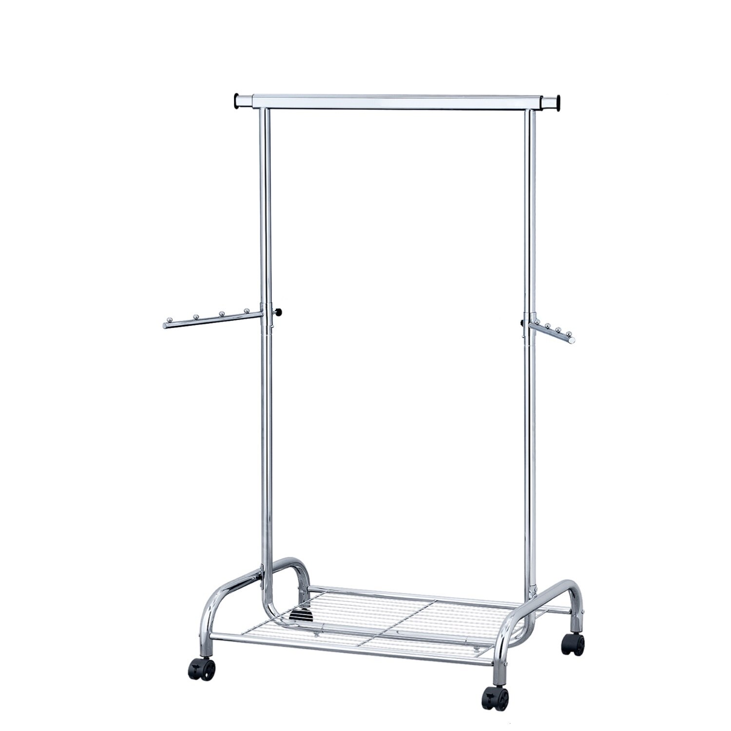 Suport extensibil pentru umerase si pantofi Tatkraft Bull, 140x150x49, cromat