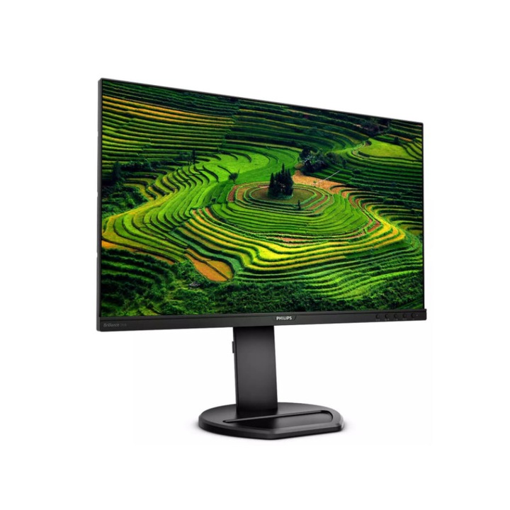 Philips LCD IPS monitor adaptív szinkronizálással, B vonal, 1920 x 1080 Full HD, átlós 23,8"/60,5 cm, W-LED, SmartImage és SmartControl, Kensington Lock, VESA támogatás, fekete