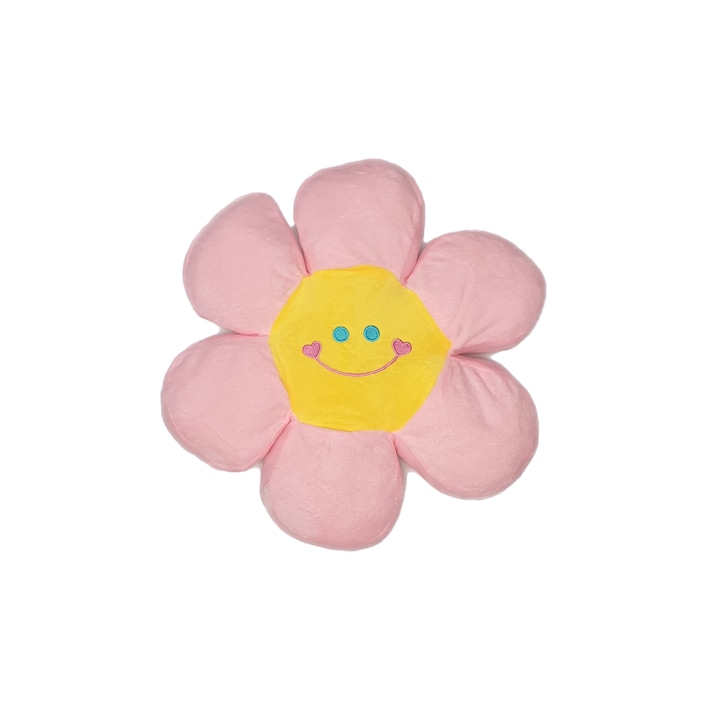 Perna decorativa floare 30 cm, Nichita Impex, roz deschis