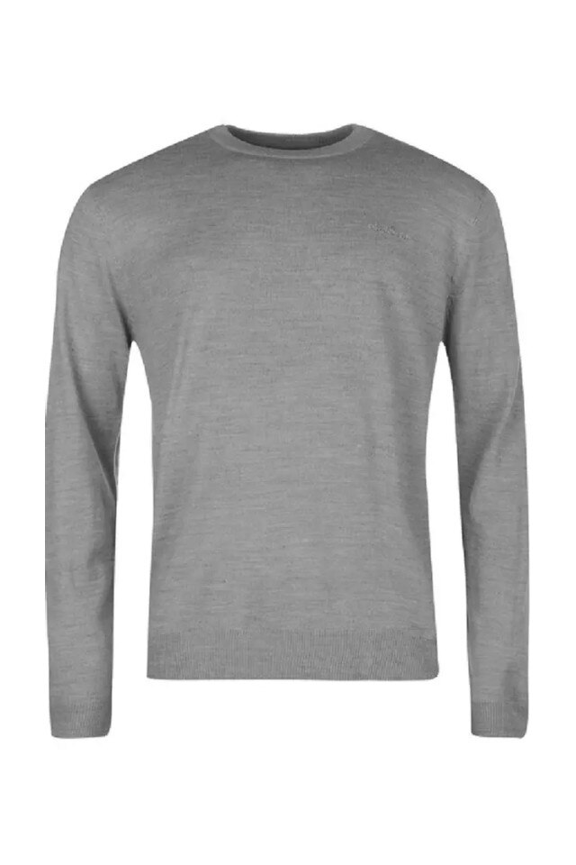 Pulover Barbati Pierre Cardin cu decolteu rotund, Gri, L