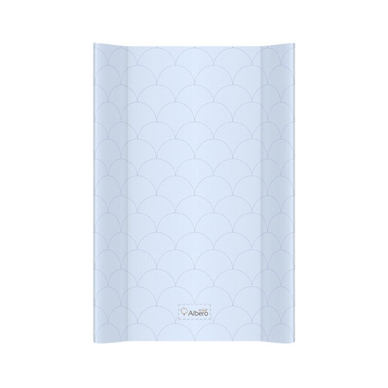 Saltea de infasat moale, albastra cu cerculete, 70 x 47 cm