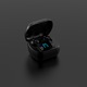 Слушалки Bervolo Pro Sound, Wireless Bluetooth, BT 5.3, Микрофон, ANC намаляване на шума, Low Latency Mode, Transparency Mode, Интелигентен LED дисплей, Touch управление, Bass Boost, Автоматично сдвояване