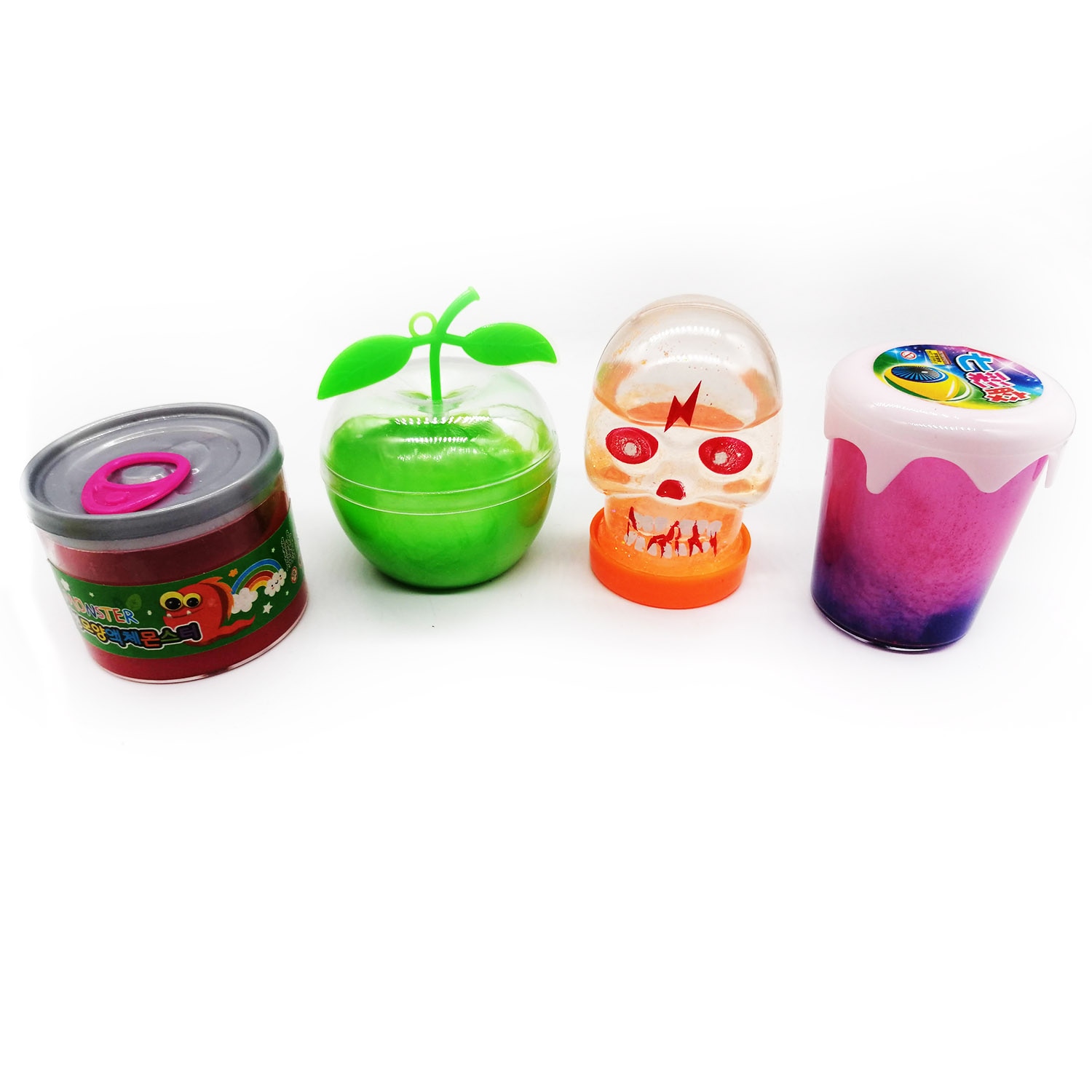 Set 4 slime S-01, Vision, multicolor
