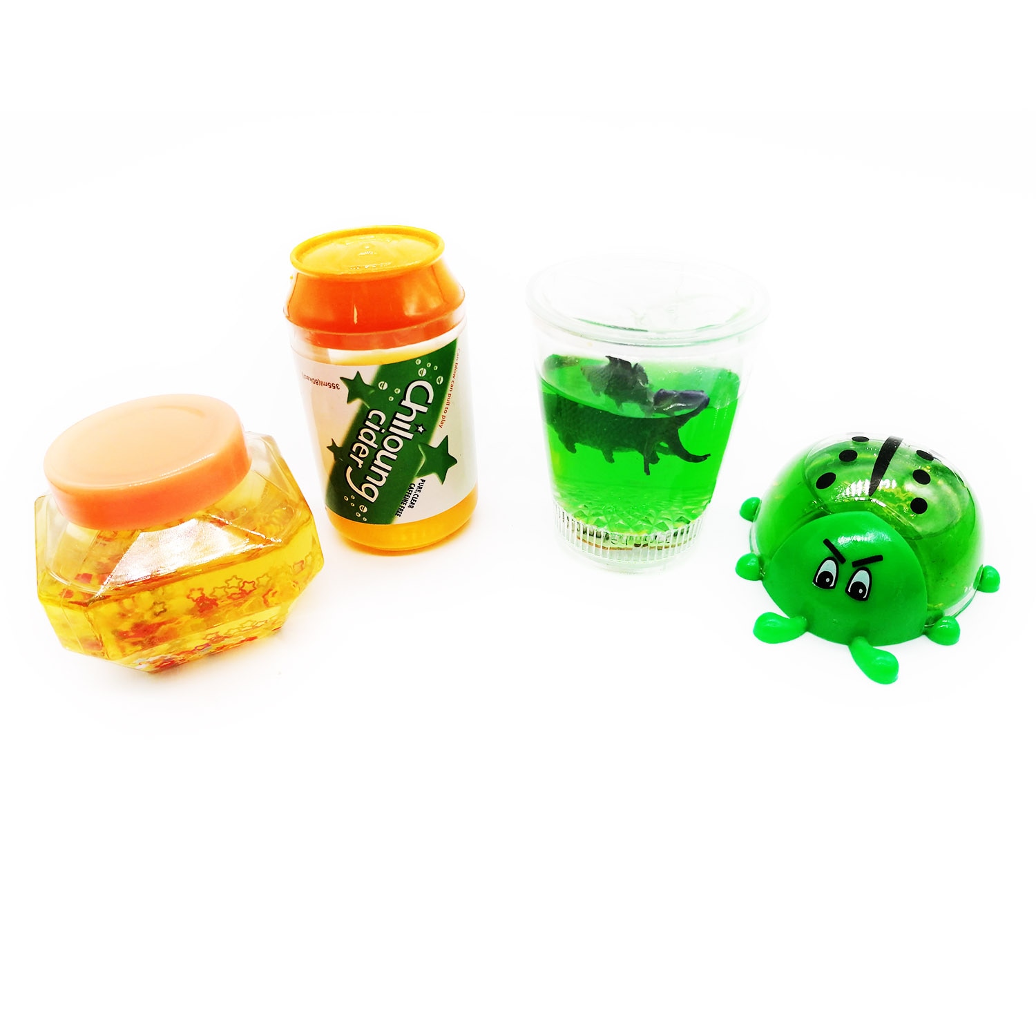 Set 4 slime S-03, Vision, multicolor