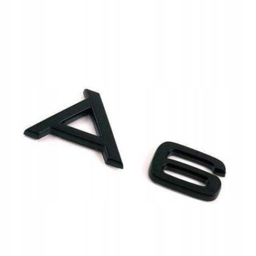 Emblema A6 Negru pentru Audi spate portbagaj 3M