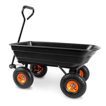 Carucior tip remorca pentru transport universal, Basculabil, sarcina 300 kg, roti gonflabile Carucior tip remorca pentru transport universal, Basculabil, sarcina 300 kg, roti gonflabile