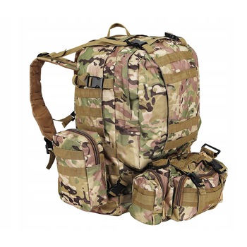 Ghiozdan/ Rucsac militar, Zola®, bretele reglabile, capacitate 48.5 L, camuflaj, 60x50 cm Ghiozdan/ Rucsac militar, Zola®, bretele reglabile, capacitate 48.5 L, camuflaj, 60x50 cm