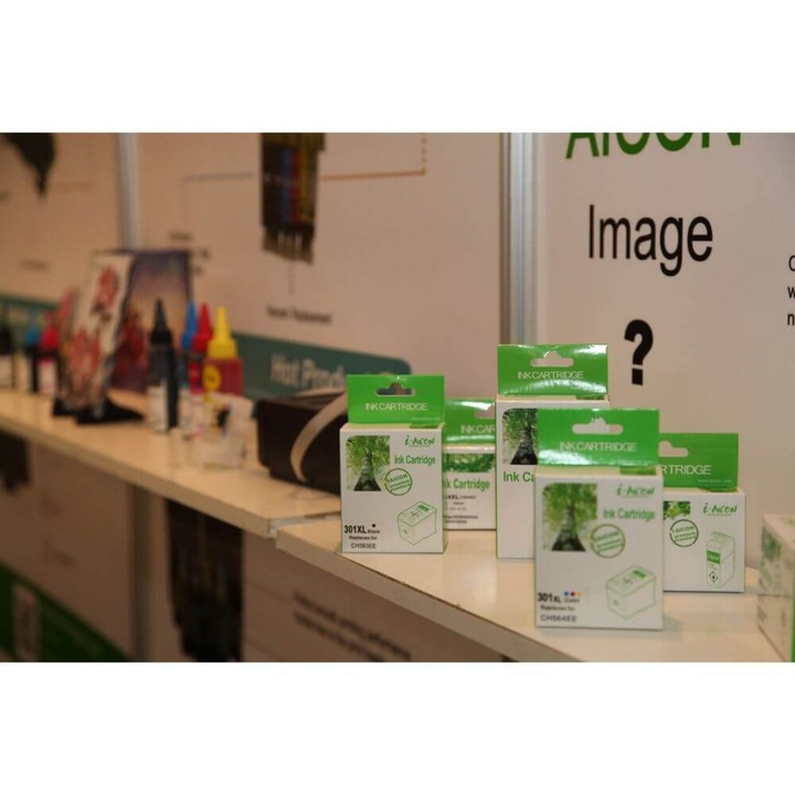 Cartus Inkjet i-Aicon Compatibil HP CZ112 (655), Galben, 14 ml