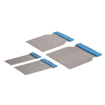 Set 4 spatule metalice, 50, 80, 100, 120mm, Silverline Set 4 spatule metalice, 50, 80, 100, 120mm, Silverline