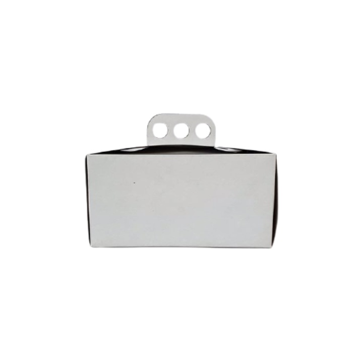 Set 50 cutii de carton dreptunghiulare pentru tort, DeaSign, 230x200x120 mm, alb