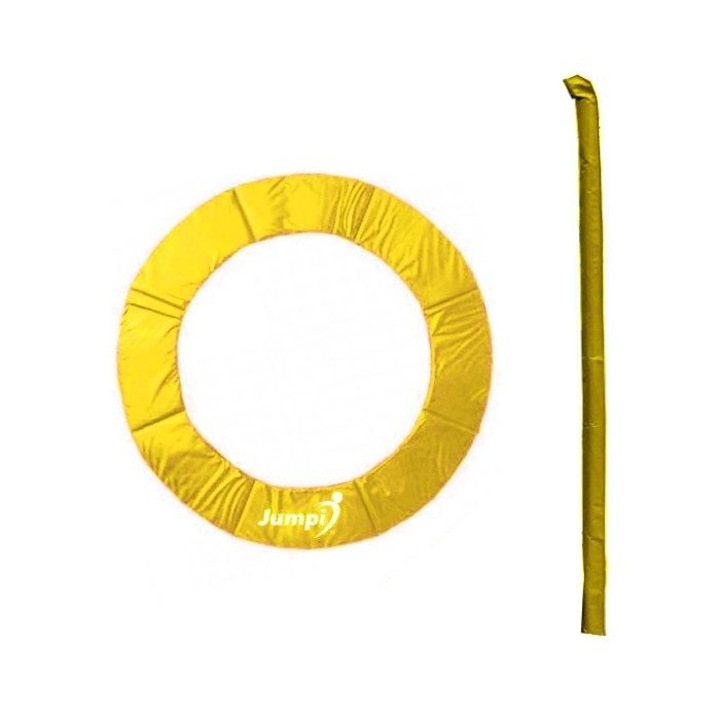 Trambulin védőháló, Co2, fedéllel az oszlopaihoz, 8 FT/244 cm, , sárga
