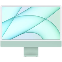 Sistem desktop, Apple, iMac 24" Retina 4.5K, procesor Apple M1 cu 8 nuclee, 8GB, 256GB, GPU Apple cu 8 nuclee, MacOS, tastatura maghiara, Verde
