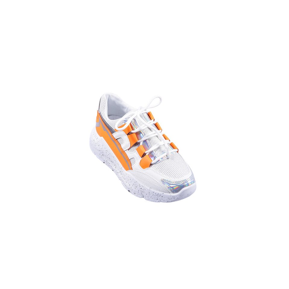 Pantofi sport dama Leila, M-PC-13, Portocaliu