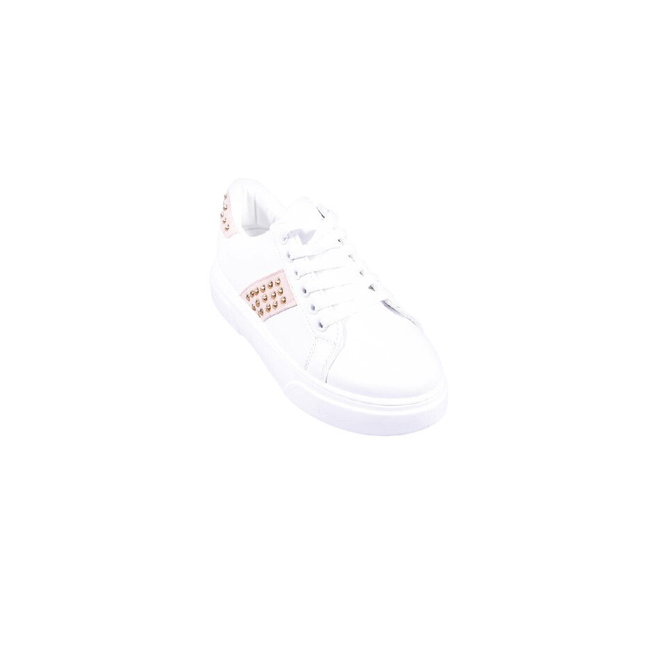Pantofi sport dama Alexandrina, M-PC-37, Alb/Roz