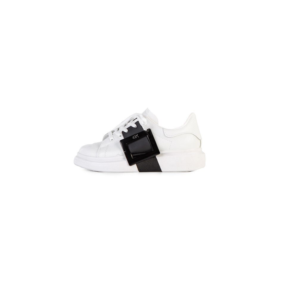 Pantofi sport dama CB-1081, Alb/Negru
