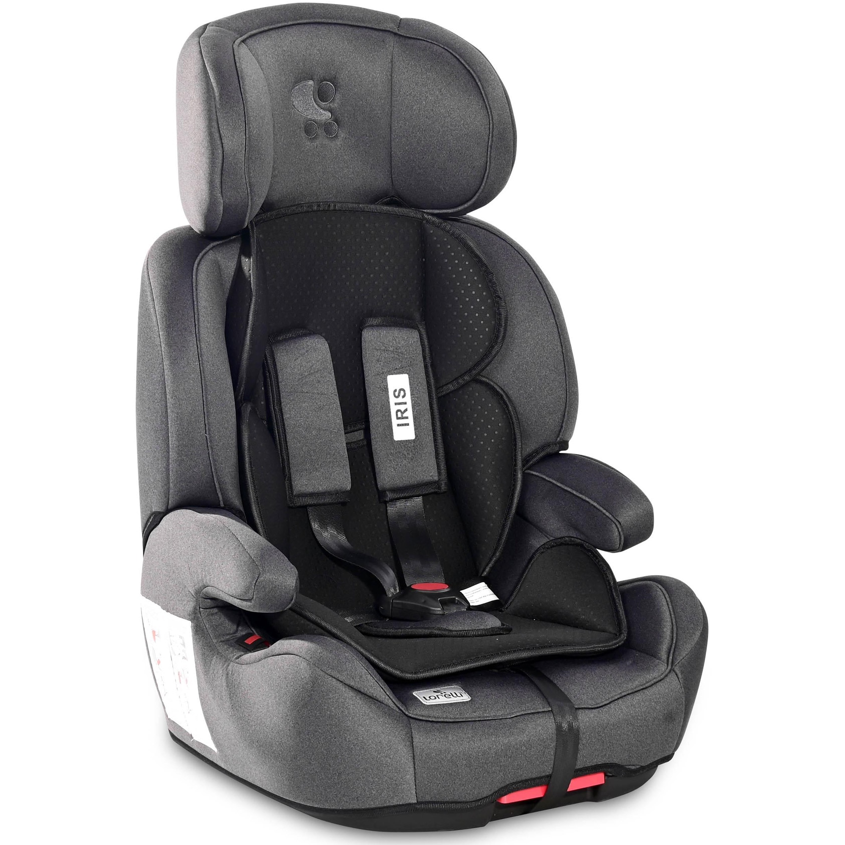 Scaun auto ISOFIX Lorelli Iris Black, 9-36 kg, Negru