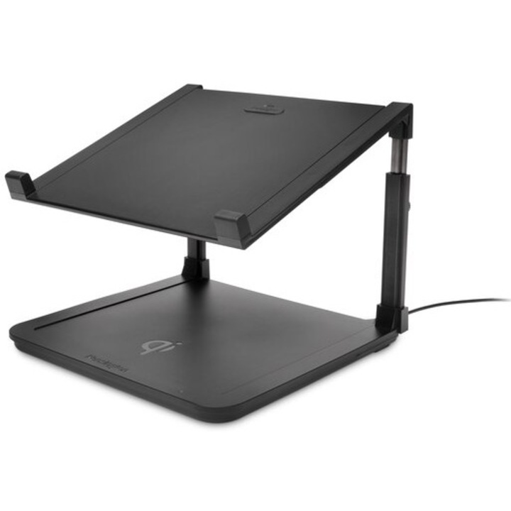Suport pentru laptop cu inaltime reglabila si suport incarcare wireless pentru telefon Kensington SmartFit®