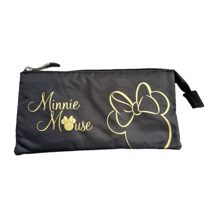 Penar borseta 1 fermoar, Majewski, Colectia Minnie Mouse, 22.5x7x7 cm
