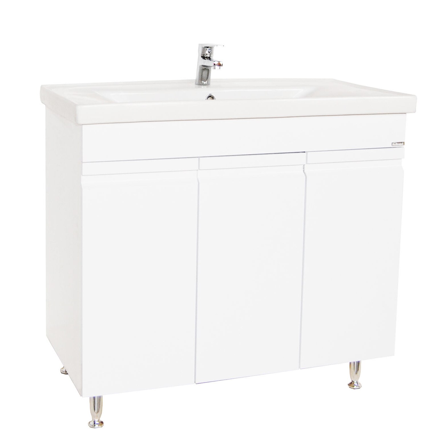 Baza si lavoar Badenmob , seria 786 , 90x81cm , Alb