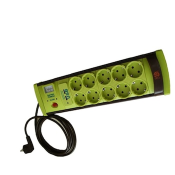 Prelungitor cu protectie la supratensiune si USB 10 Prize 3M Cablu 3X1,5, indicator tensiune(voltmetru) Prelungitor cu protectie la supratensiune si USB 10 Prize 3M Cablu 3X1,5, indicator tensiune(voltmetru)