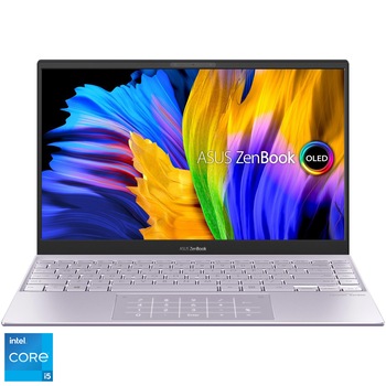 Laptop ultraportabil ASUS ZenBook 13 OLED UX325EA cu procesor Intel® Core™ i5-1135G7, 13.3 Laptop ultraportabil ASUS ZenBook 13 OLED UX325EA cu procesor Intel® Core™ i5-1135G7, 13.3