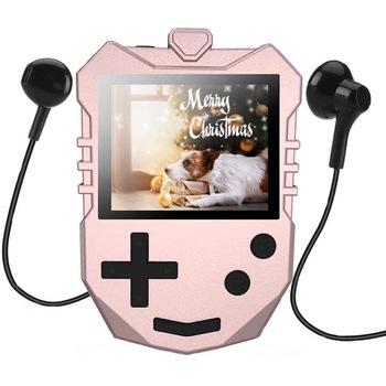 MP3 Player AGPTEK pentru Copii, 8 GB, Ecran TFT LCD de 1,8 inch cu difuzor si casti, Player muzical portabil, Radio FM, cronometru de repaus, inregistrare vocala si jocuri, roz MP3 Player AGPTEK pentru Copii, 8 GB, Ecran TFT LCD de 1,8 inch cu difuzor si casti, Player muzical portabil, Radio FM, cronometru de repaus, inregistrare vocala si jocuri, roz