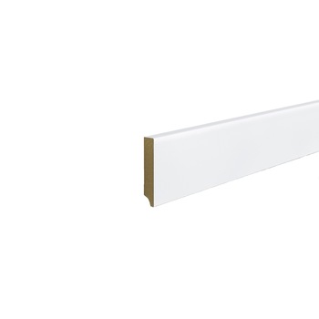 Plinta alba MDF Egger, 80x18 mm, 2,4 m lungime Plinta alba MDF Egger, 80x18 mm, 2,4 m lungime