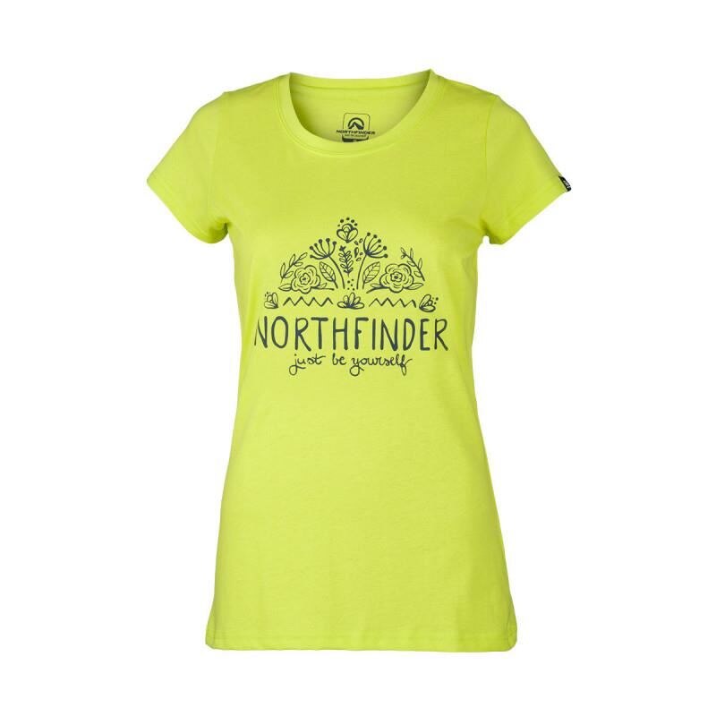 Tricou femei NORTHFINDER Mara TR-4540OR, Verde