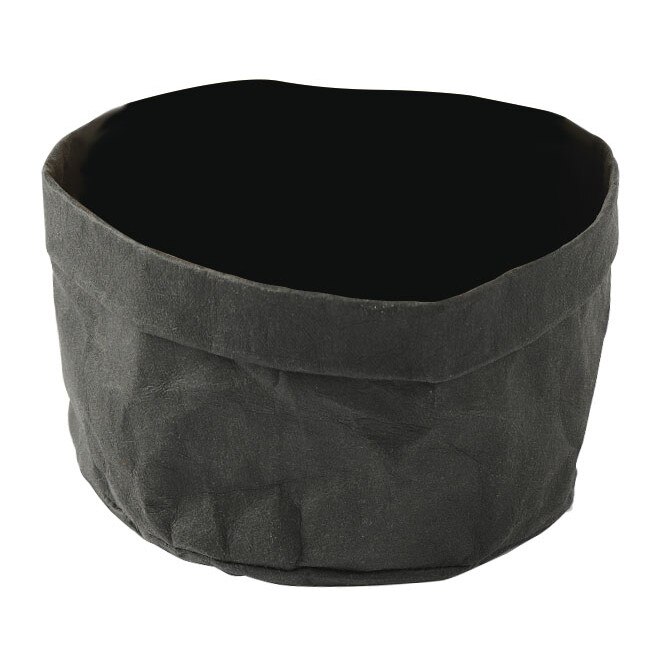 Cos pentru servire paine, Hendi fabricat din hartie lavabila kraft, Negru, 170x170x(h)150 mm