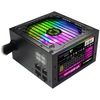 Sursa Gamemax Value Performance VP-800 RGB, 80 PLUS® Bronze, 800W, Semi Modular Sursa Gamemax Value Performance VP-800 RGB, 80 PLUS® Bronze, 800W, Semi Modular