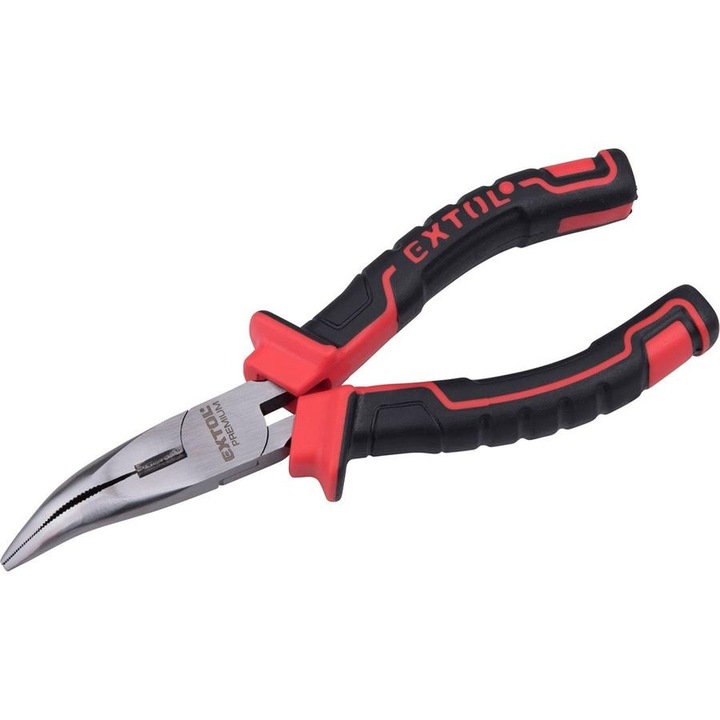 Extol hajlított csőrű fogó 160 mm