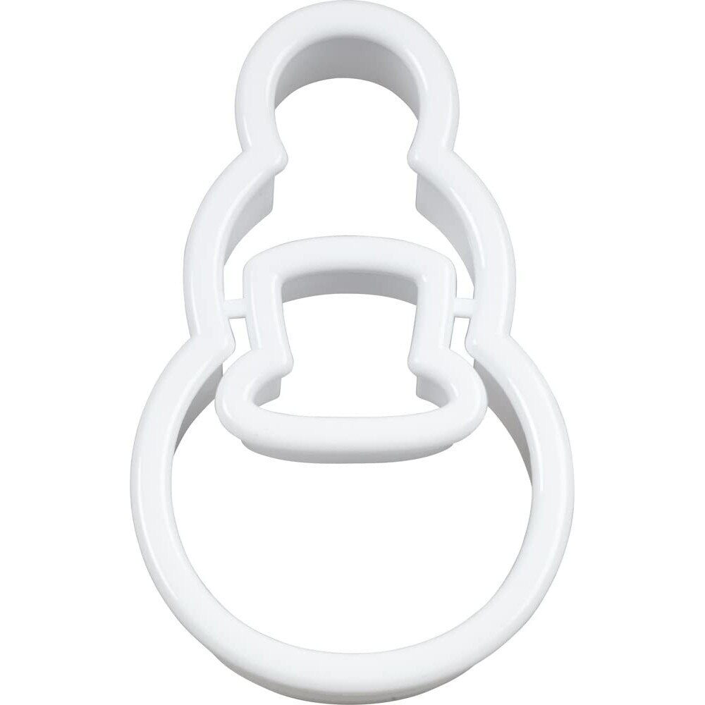 Set decupatoare din plastic, om de zapada si palarie, Wilton, 2 buc