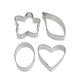 Set Decupator Metalic ,Wilton, 4 piese