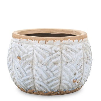 Ghiveci ceramica, albastru antichizat, 11,5x15,5 cm Ghiveci ceramica, albastru antichizat, 11,5x15,5 cm