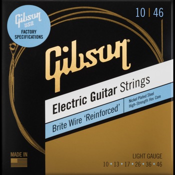 Set corzi chitara electrica Gibson Brite Wire Reinforced 10-46 Set corzi chitara electrica Gibson Brite Wire Reinforced 10-46