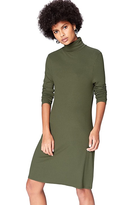 Rochie polo de dama, Find, Viscoza, Marime XS, Verde