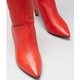 Cizme dama Find, Piele naturala, Rosie, Rosu