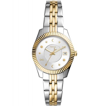 Ceas dama Fossil ES5060 Quartz Argintiu, Auriu Ceas dama Fossil ES5060 Quartz Argintiu, Auriu
