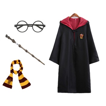 Costum carnaval copii Harry Potter cu fular, bagheta, ochelari ,9-10ani Costum carnaval copii Harry Potter cu fular, bagheta, ochelari ,9-10ani