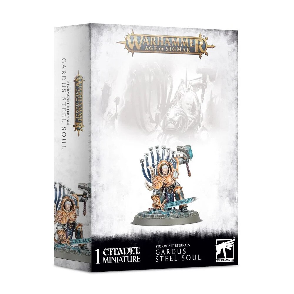Miniatura, Warhammer AOS, Games Workshop, Stormcast Eternals Gardus Steel Soul, 1 Miniatura