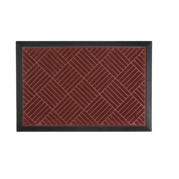 Covoras de intrare cu suprafata antiderapanta, Burgundy, 60x42 cm Covoras de intrare cu suprafata antiderapanta, Burgundy, 60x42 cm