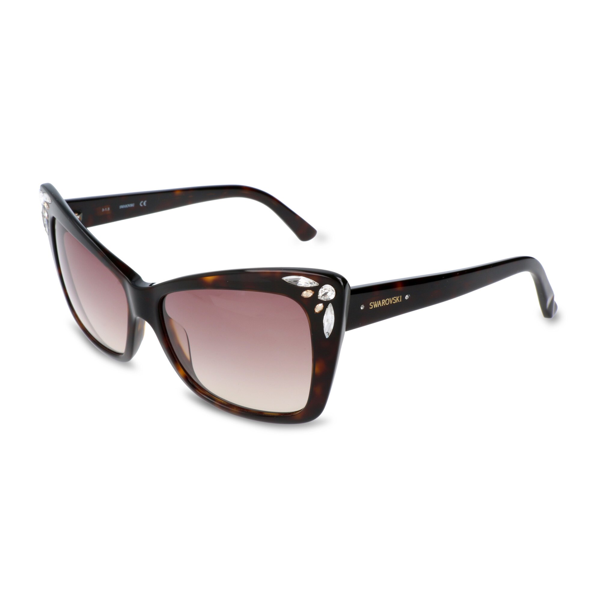 Ochelari de soare dama Fame Cat Eye Dark Havana/Brown Degrade SK0103/S-52F