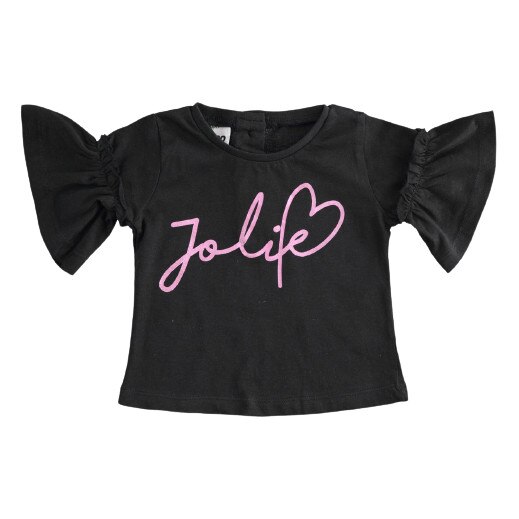 Tricou baiat Ido bleumarin, Negru