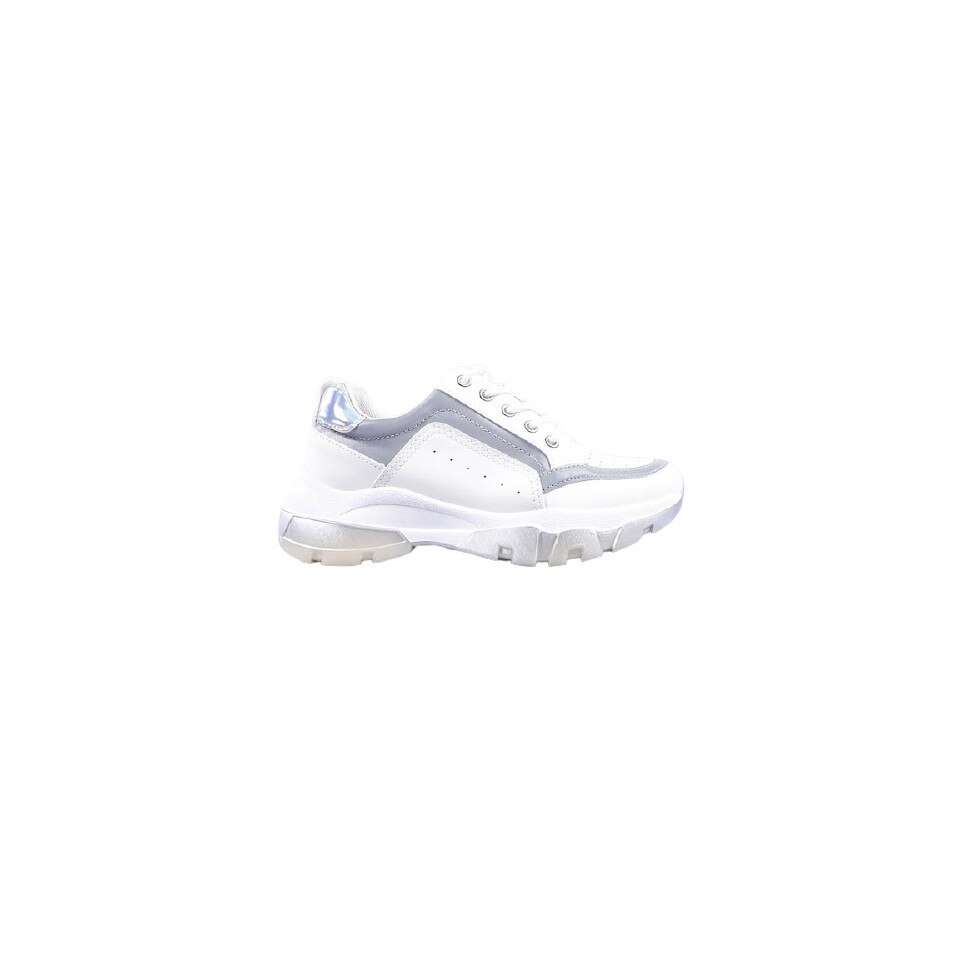 Pantofi sport dama Mona, M-ZK-058, Alb/Gri