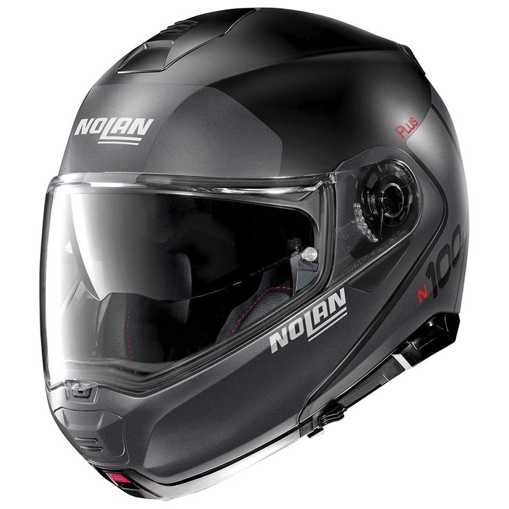 Casca moto Nolan, N100-5 Plus Distinctive N-com, Negru