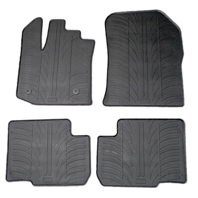 Set covorase Gledring Slovenia, cauciuc, pentru Dacia Lodgy 2012- , negru, 4 buc